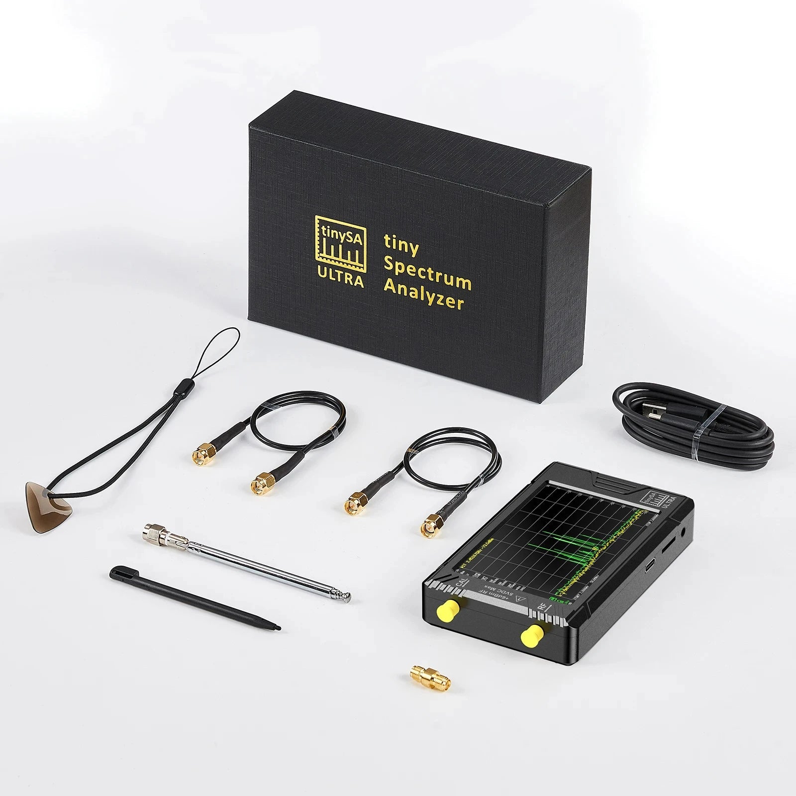 Spectrum Analyzer TinySA ULTRA With 4" Display 100kHz to 5.3GHz with 32GB Card Version V0.4.5.1