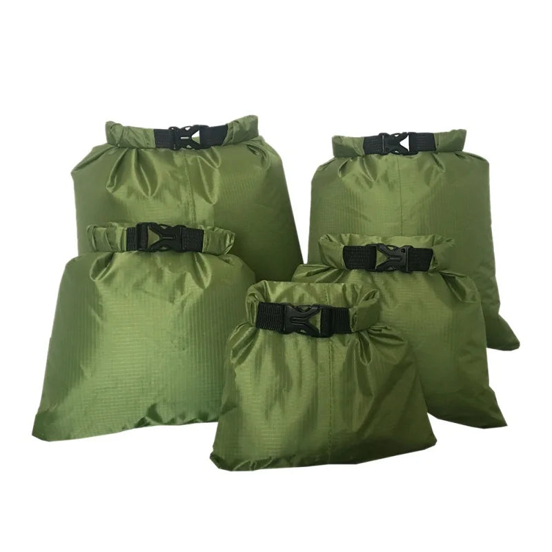 Roll-Top Dry Storage Bags - Single or Five-Piece Pack