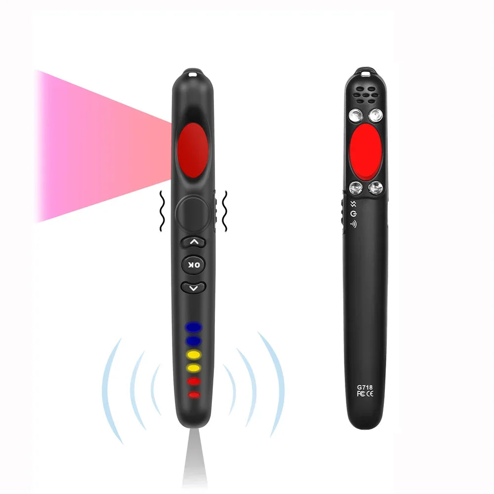 Detector de señal RF y lente de cámara G718