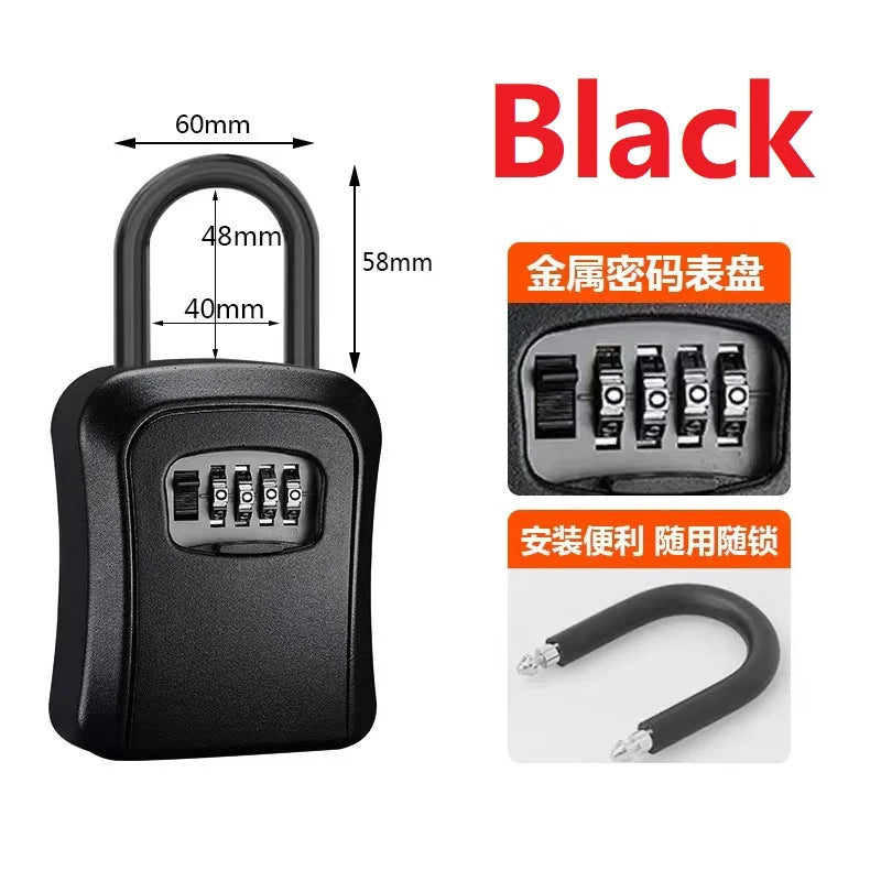 Four-Digit Hanging Key Storage Lockbox