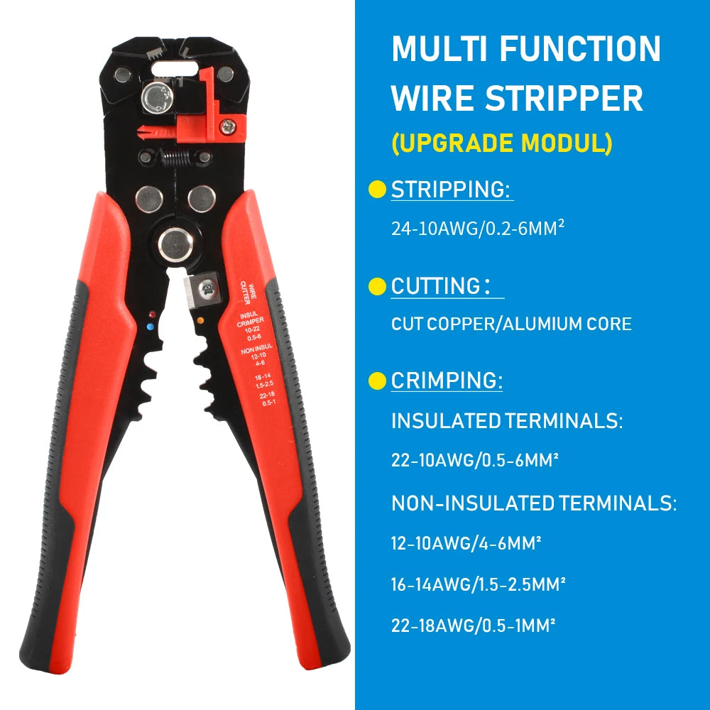 Multifunction Wire Stripper, Cutter and Crimper