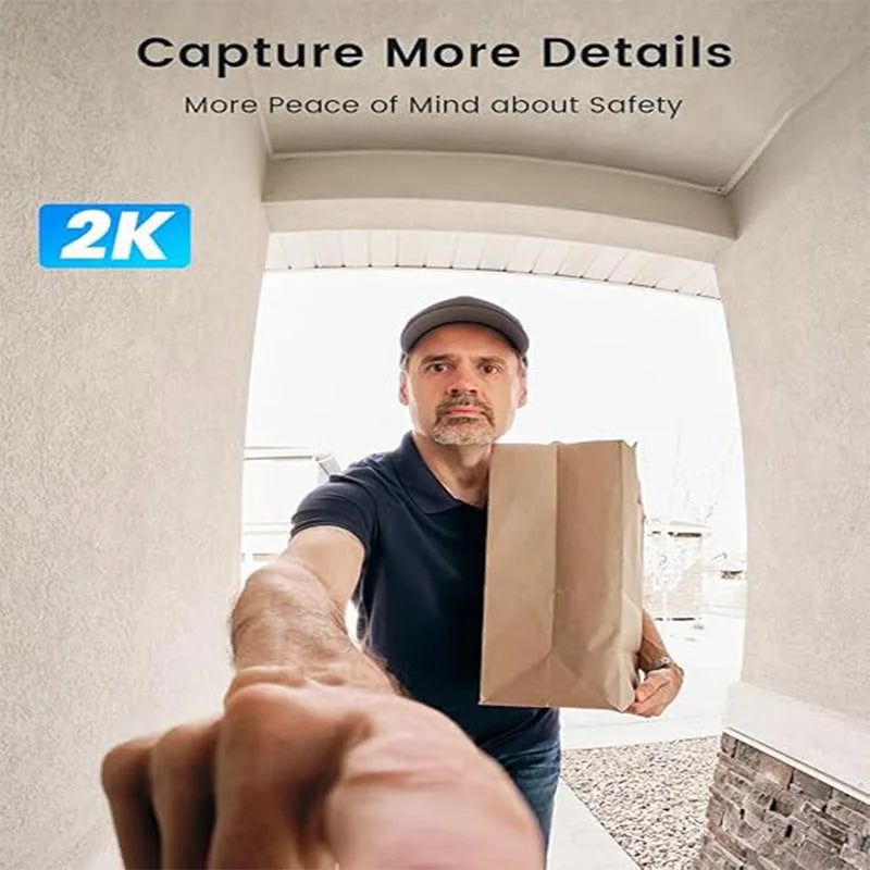 ieGeek 2K Wireless Video Doorbell Camera with Chime