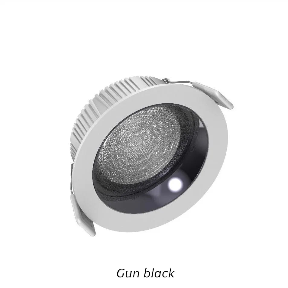 Indbygget LED-downlight med valgmuligheder for finish og dæmpning