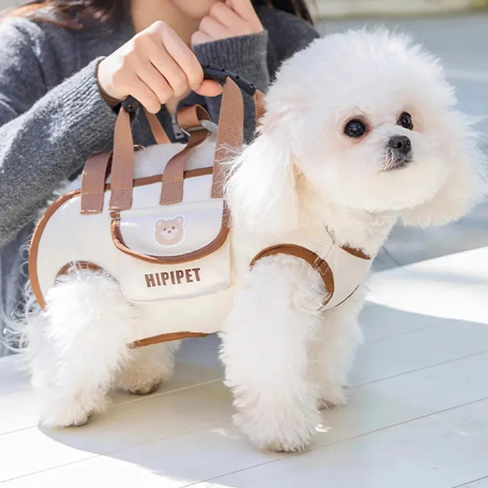 Pet Carrying Support Harness with Shoulder Strap