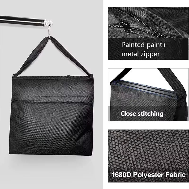 Sac foto gol cu căptușeli din PE și clemă din aluminiu