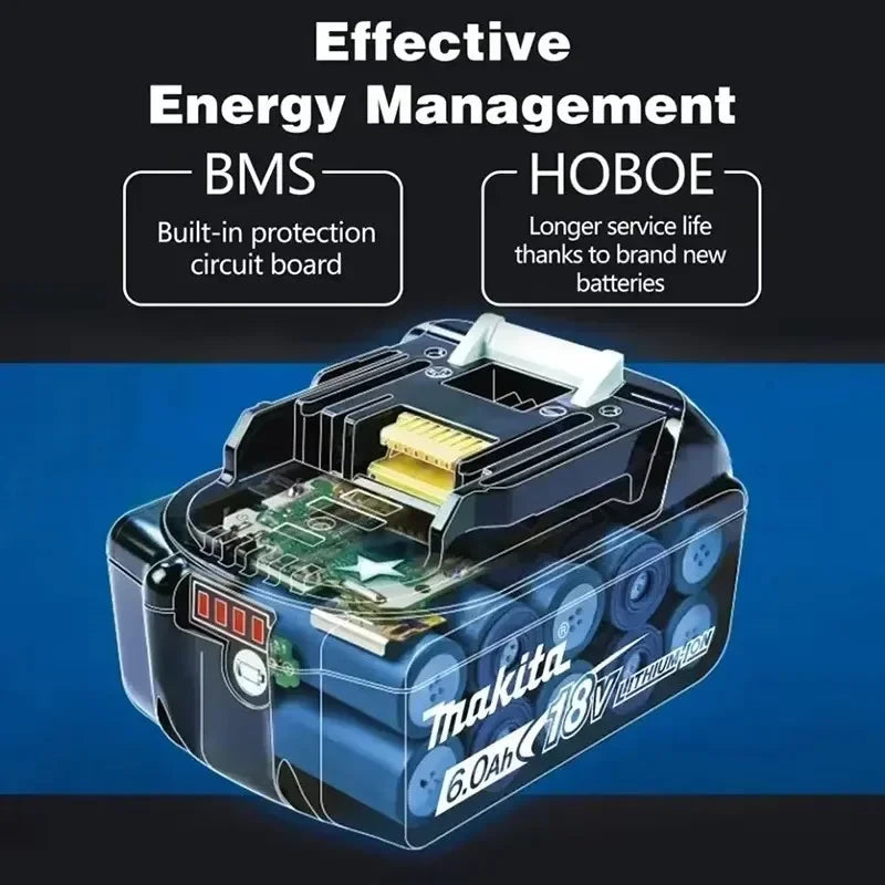 Makita 18V 6.0Ah Rechargeable Lithium Battery