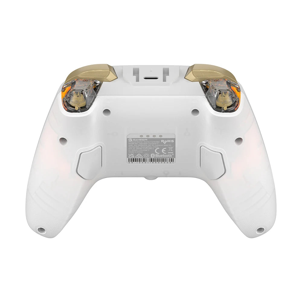 GameSir Cyclone 2 Bezdrátový Pro ovladač Bluetooth hernípad s nabíjecí stanicí Hall Effect joysticky pro Nintendo Switch, iPhone, Android & PC