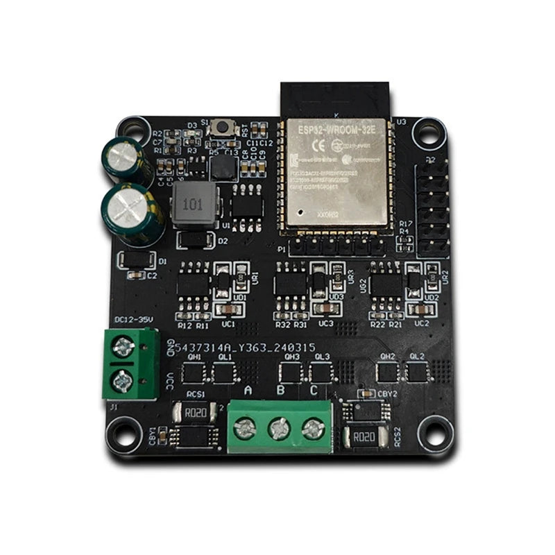 ESP32 SimpleFOC børsteløs motorstyringskort