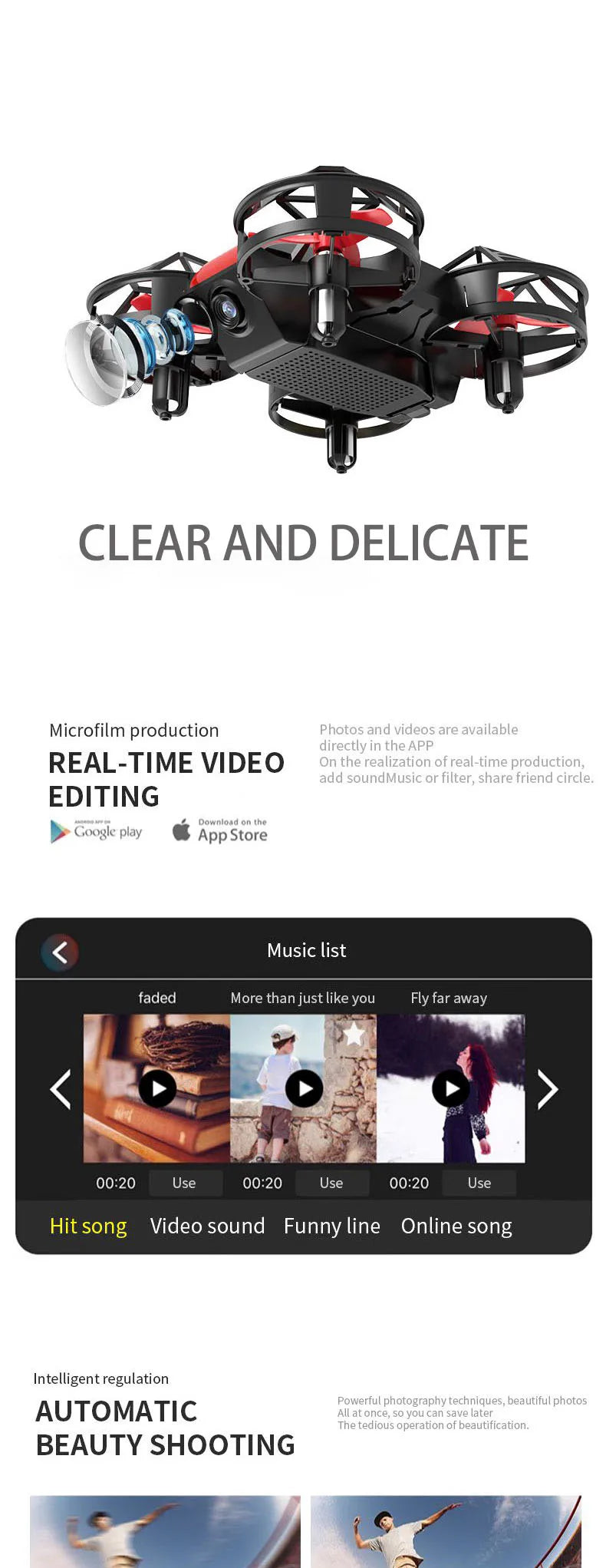 Dowellin D12 Çift Kameralı Mini Drone Çocuklar İçin