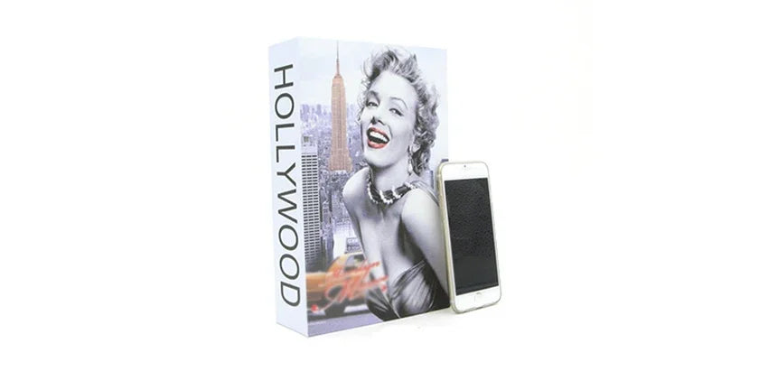 Hidden Book Safe Box with Lock for Cash, Keys & Valuables