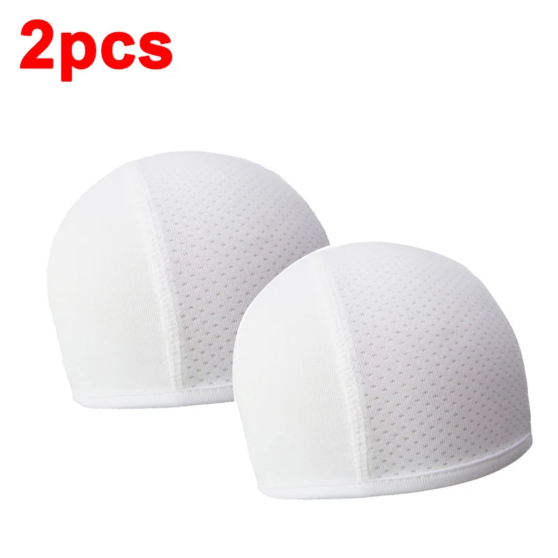 1/2pcs Motorcycle Helmet Inner Cap Hat Quick Dry Breathable Hat Racing Cap Under Helmet Beanie Cap Motocross Motor Helmet Hat