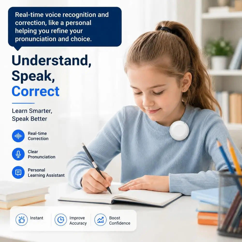 TS1-AI Wearable Bluetooth Translation Speaker