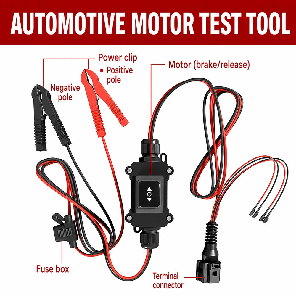 12/24V EPB motor-szolgáltatási tesztelő eszköz