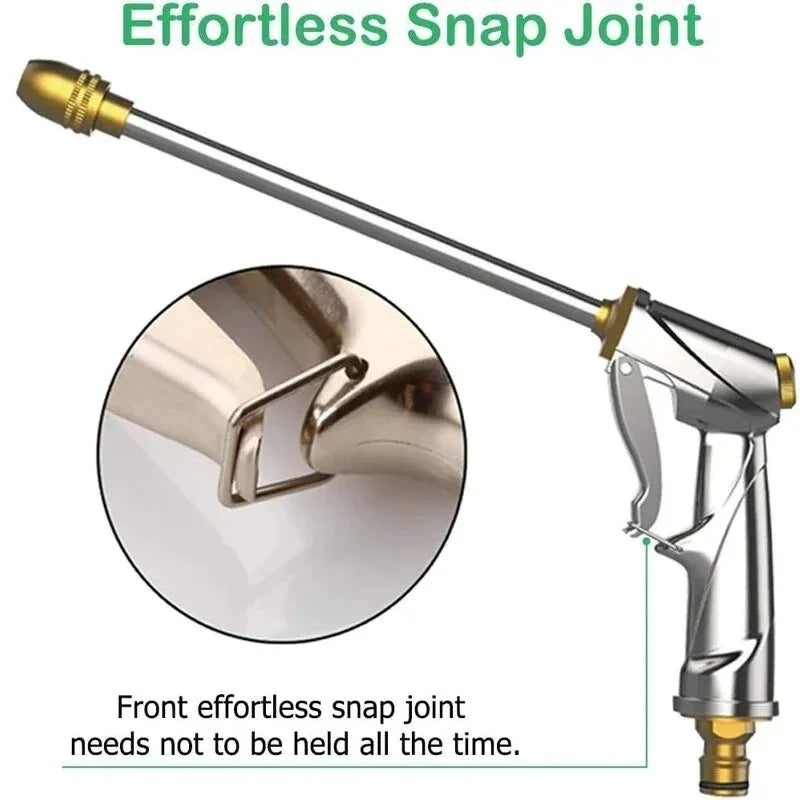 Long-Reach Adjustable Garden Hose Spray Gun