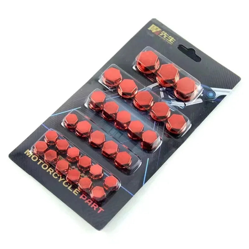 Universal Motorcycle Screw Decorative Cover Prevent Screws from Rusting Beautify Motorcycles Multicolor Screw Cap