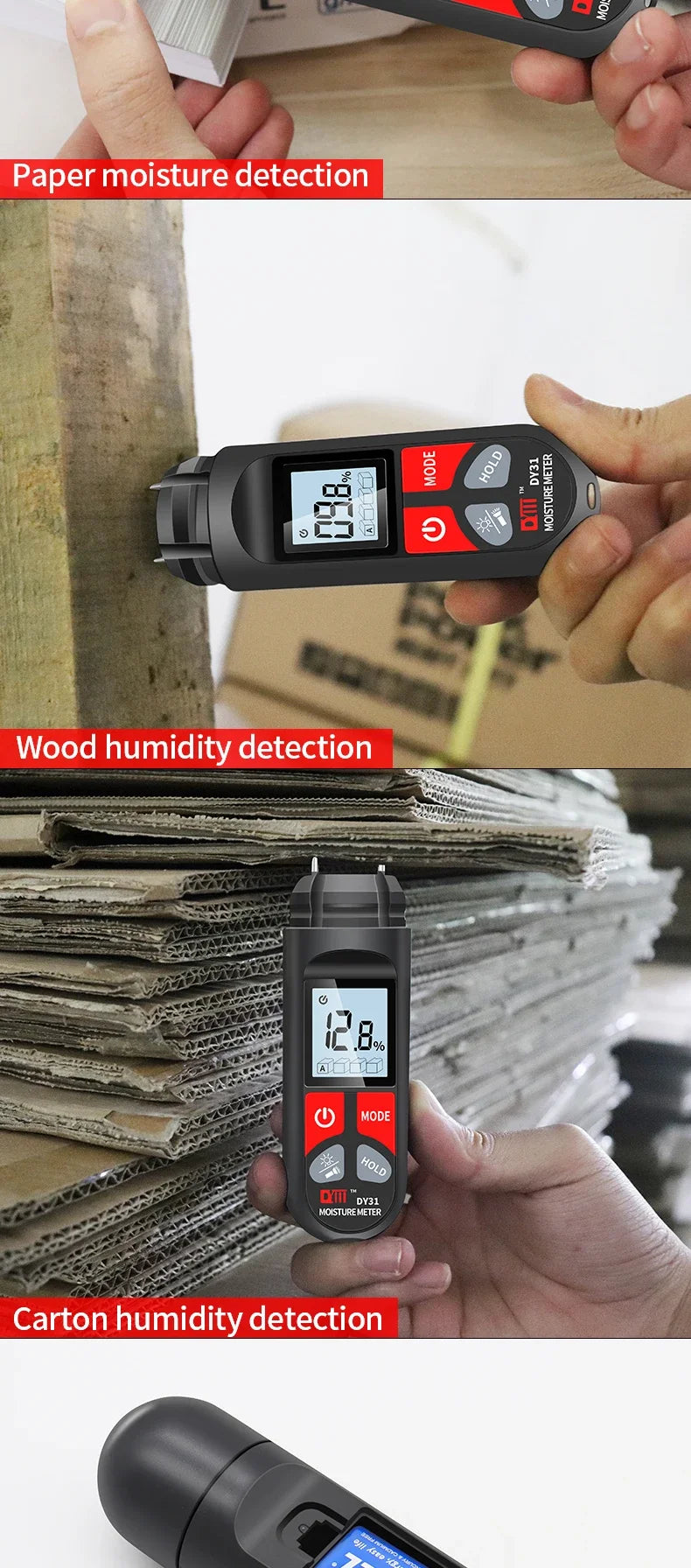DY38 digitale geluidsniveaumeter