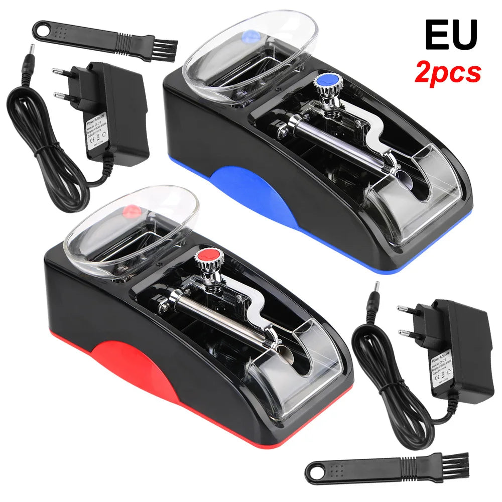 110V/230V Electric Automatic Cigarette Rolling Machine Cigar Roller Smoking Tool EU US Plug Injector Maker DIY Accessories
