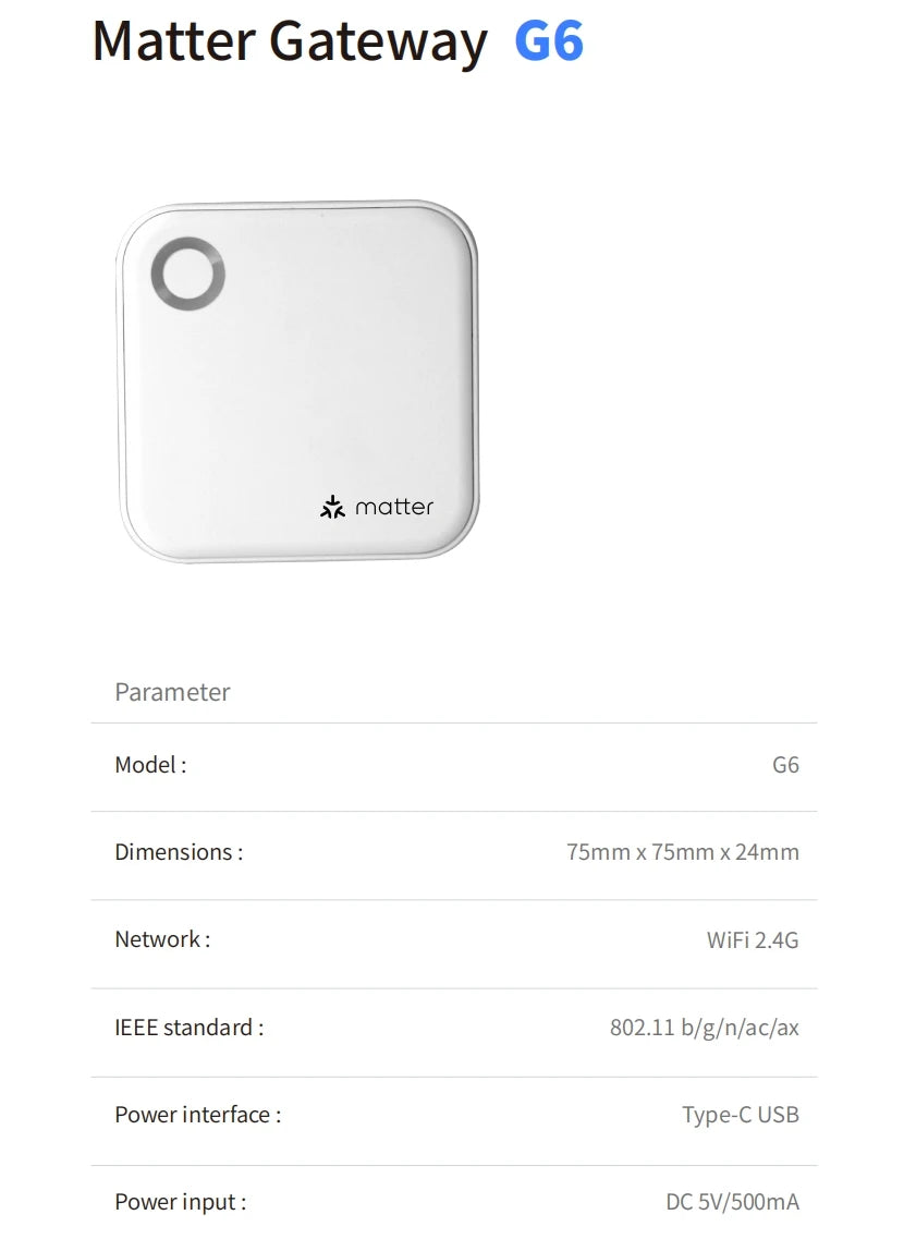 G2 G5 G6 TTlock Gateway Can Connect to 5G WiFi TTLock Or TTHotel APP G5 WiFi Gateway 2.4G&5G WiFi For Remote Control Smart Lock