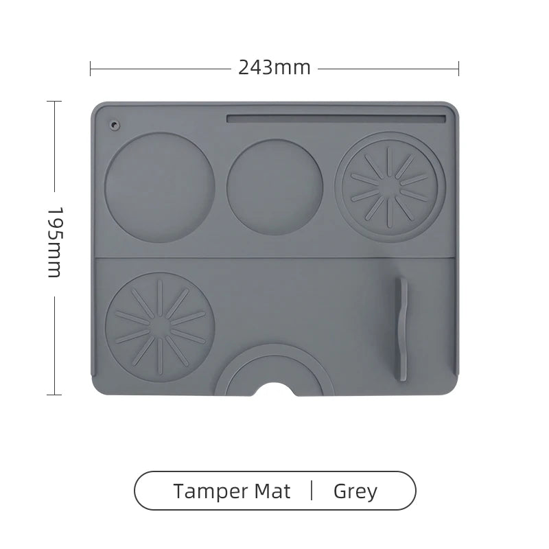 Disco de Compactação de Café Distribuidor Estação Porta-filtro Silicone Pad Espresso Maker Acessórios de Bar Cozinha Coffeeware The corner Barista Tools