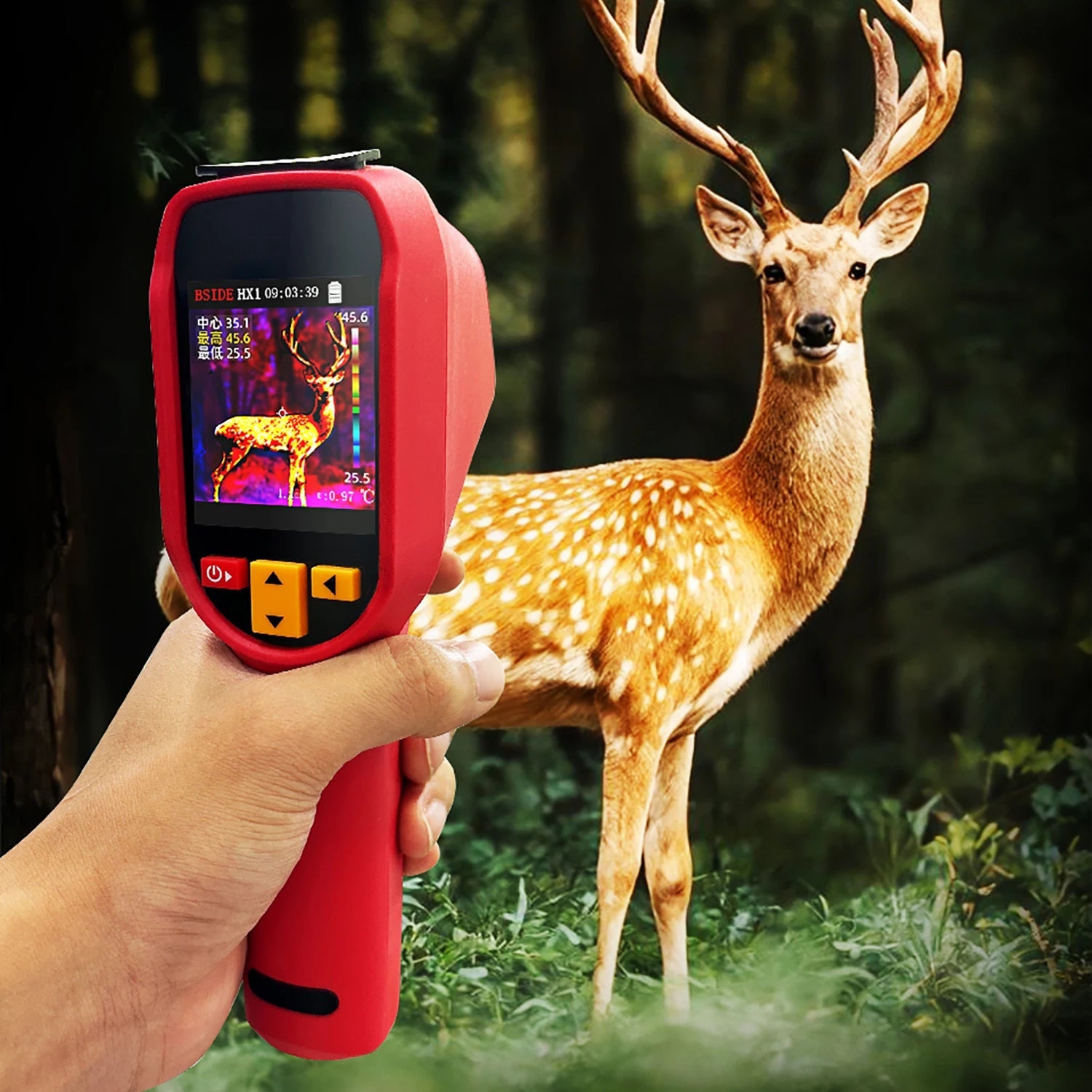 BSIDE Handheld Thermal Imaging Camera 240X240 Temperature Meter For Repair PCB Automobile Pipeline Detection Power inspection