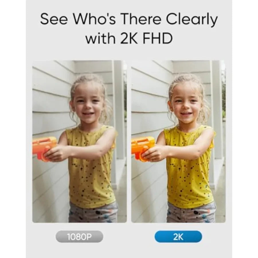 Video Doorbell Camera C31 with 2K FHD Head-to-Toe View
