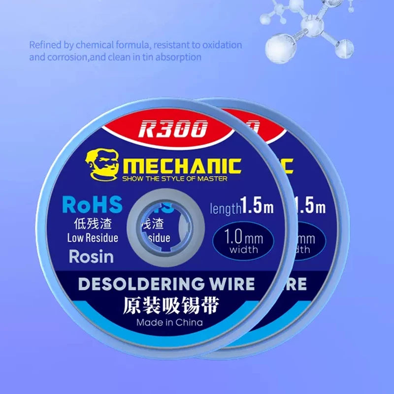 R300 Copper Desoldering Braid, 1.5 m