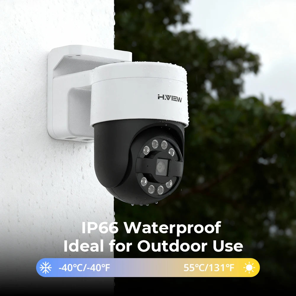 8CH 4K PoE CCTV Security Camera System with PTZ and AI Detection