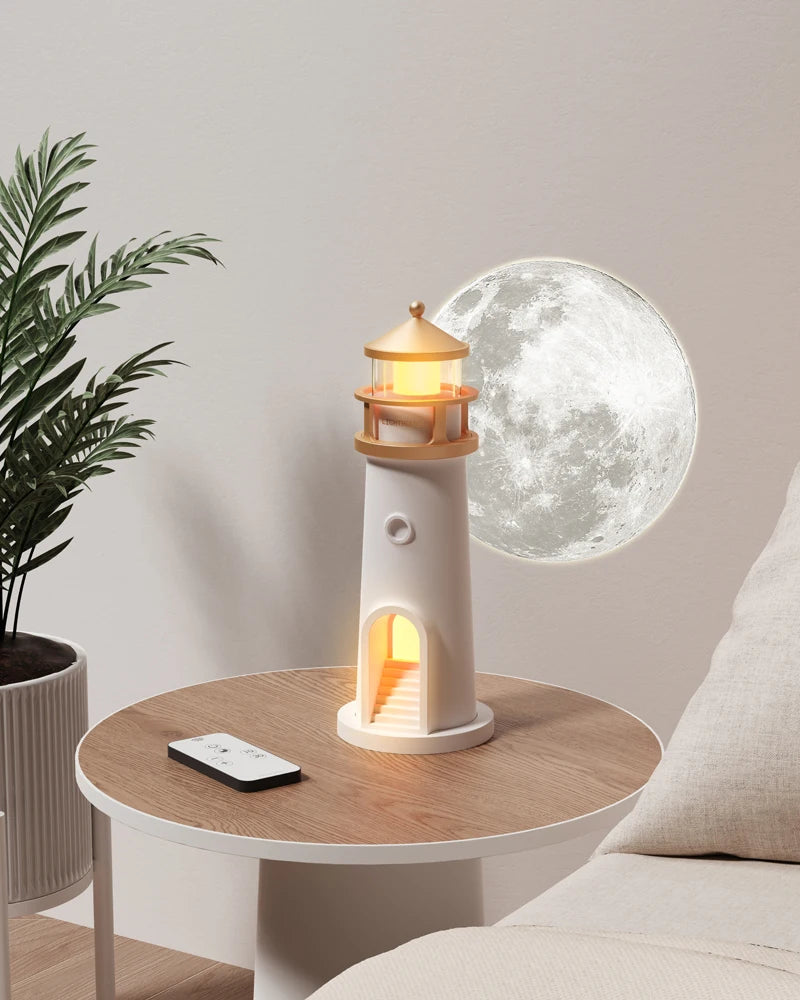 Moon Projection Night Light with Remote, Motion Sensor