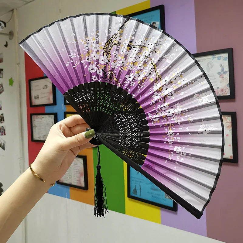 Folding Bamboo Hand Fan in Chinese Style