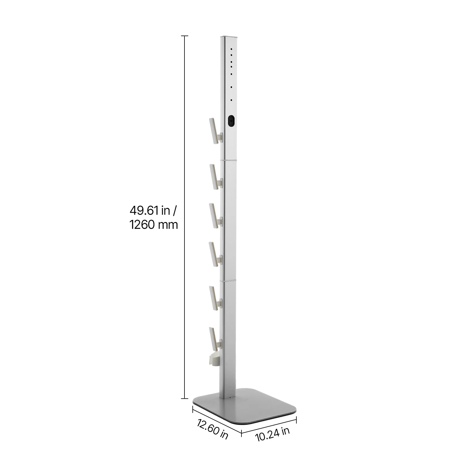Dyson Vacuum Stand Organizer with 4 Hooks, No-Drill Storage Rack