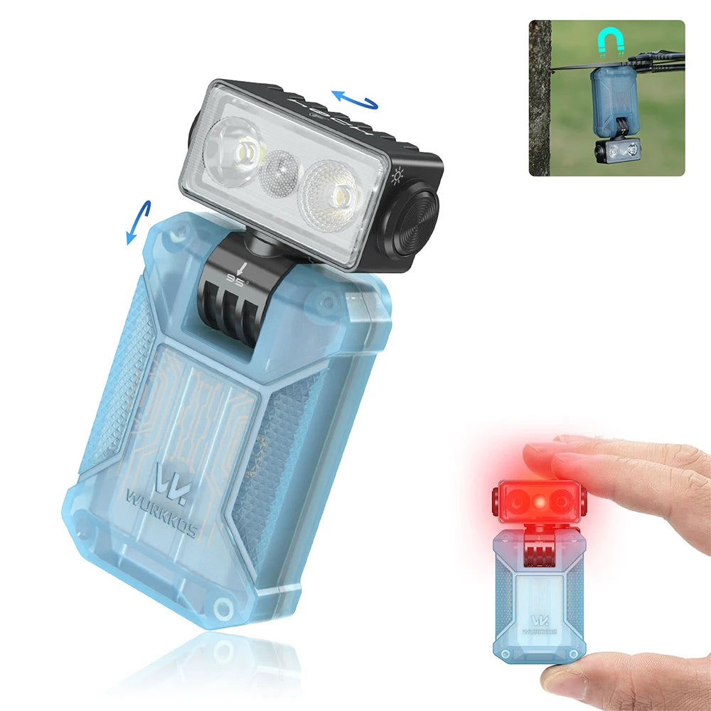 HD04 Rechargeable Rotating Clip Flashlight