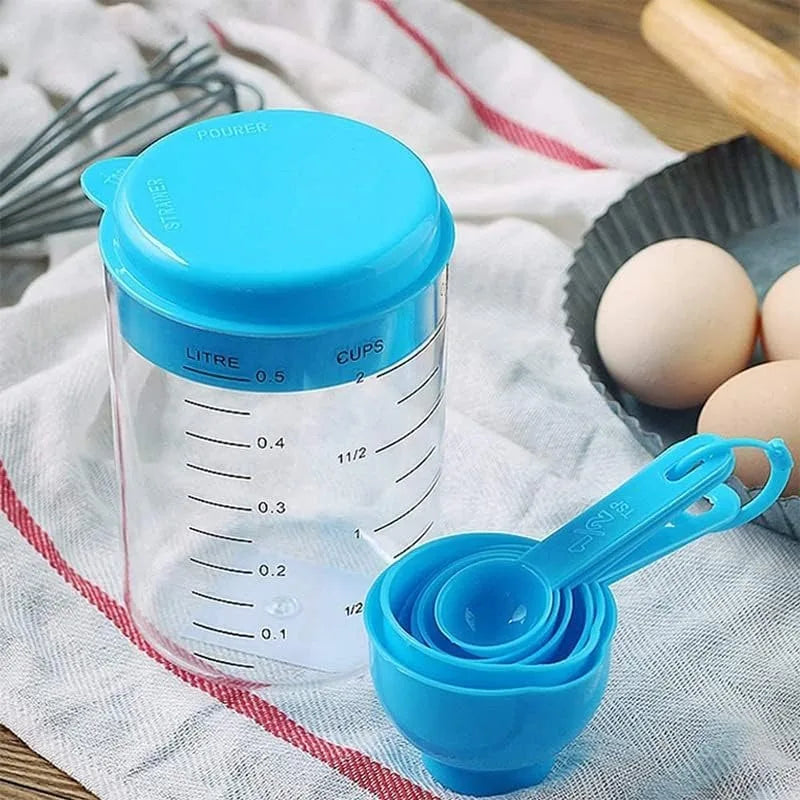 7-Piece Kitchen Measuring Set, Pink or Blue