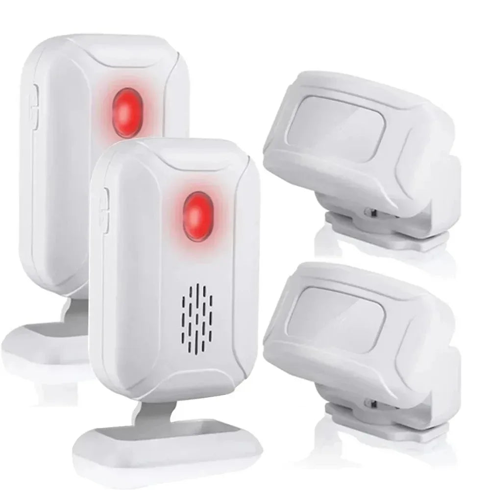 Wireless Door Contact Alarm with Separate Receiver
