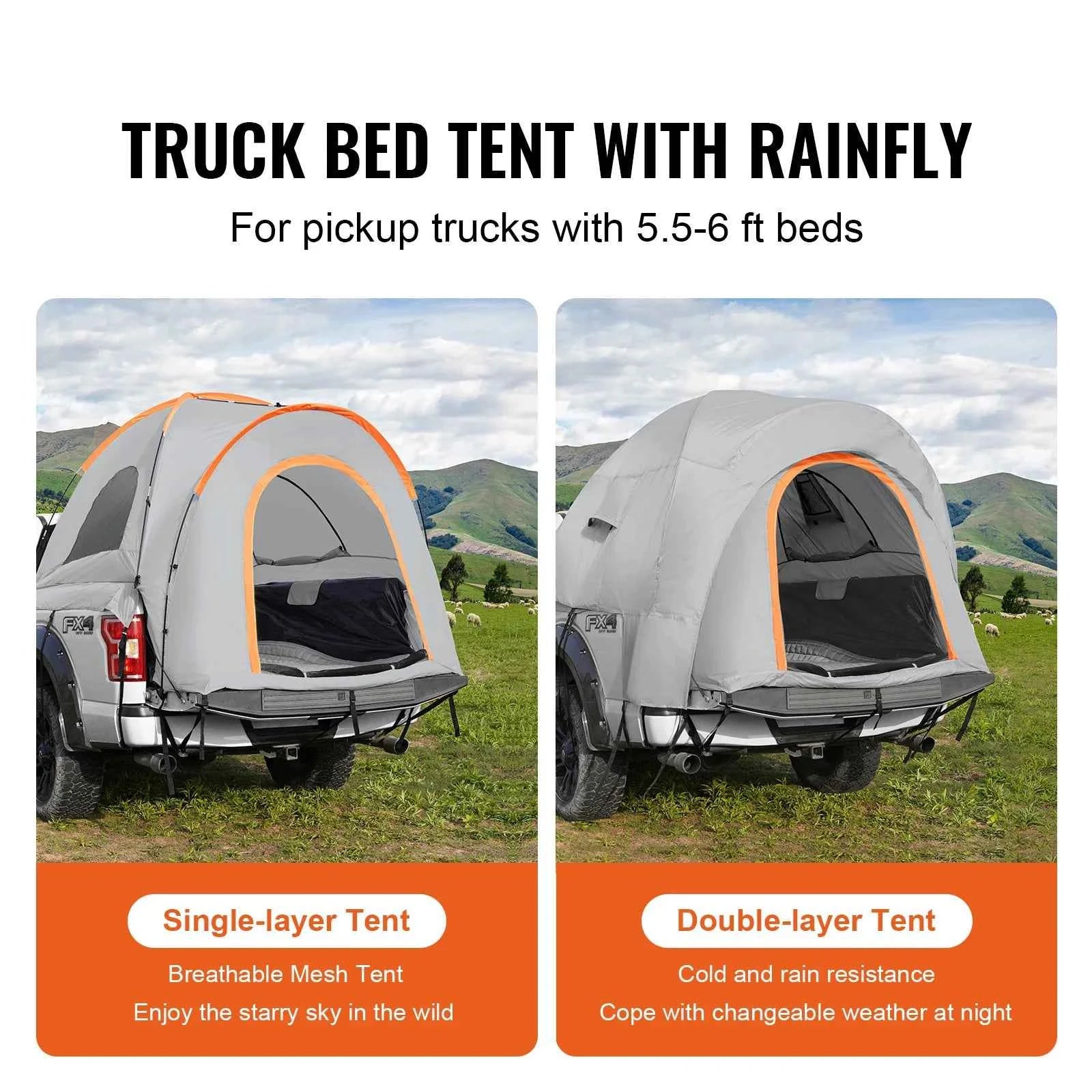 SUV Camping Tent Attachment for Rear Hatch