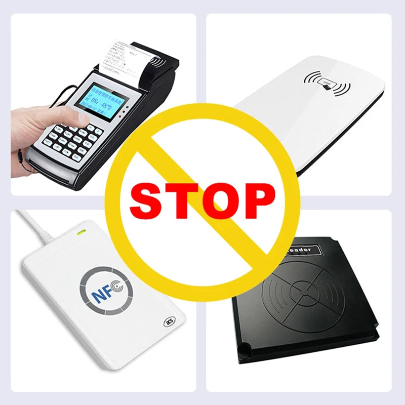 10pcs Anti-Scan Card Sleeve Anti-magnetic Anti-theft Anti RFID/NFC scanning Aluminium Foil Safty Bank Card ID Card Card Holder