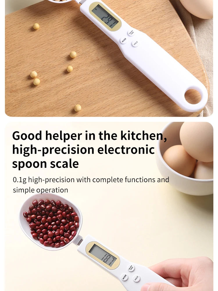 Digital Kitchen Scale Coffee Scoop with LCD Display 🥄