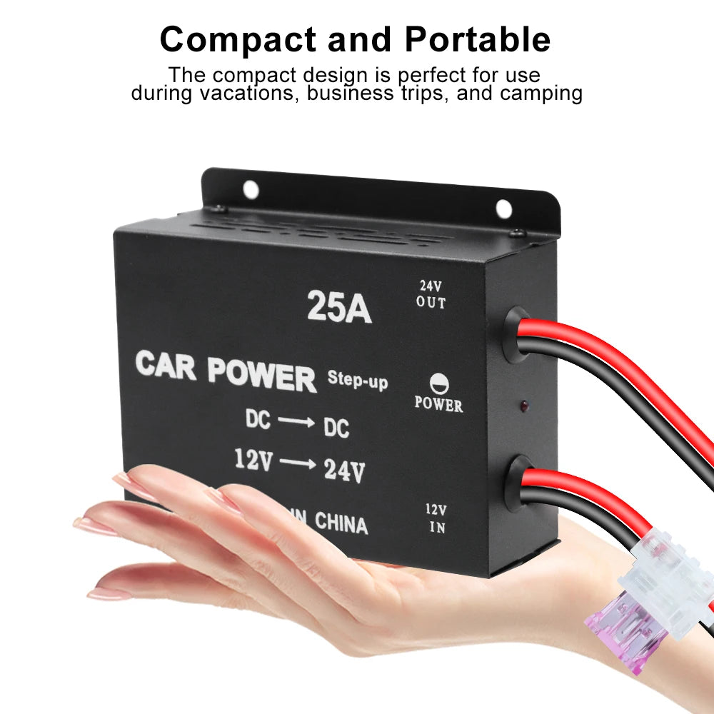 12V-to-24V DC Vehicle Power Converter