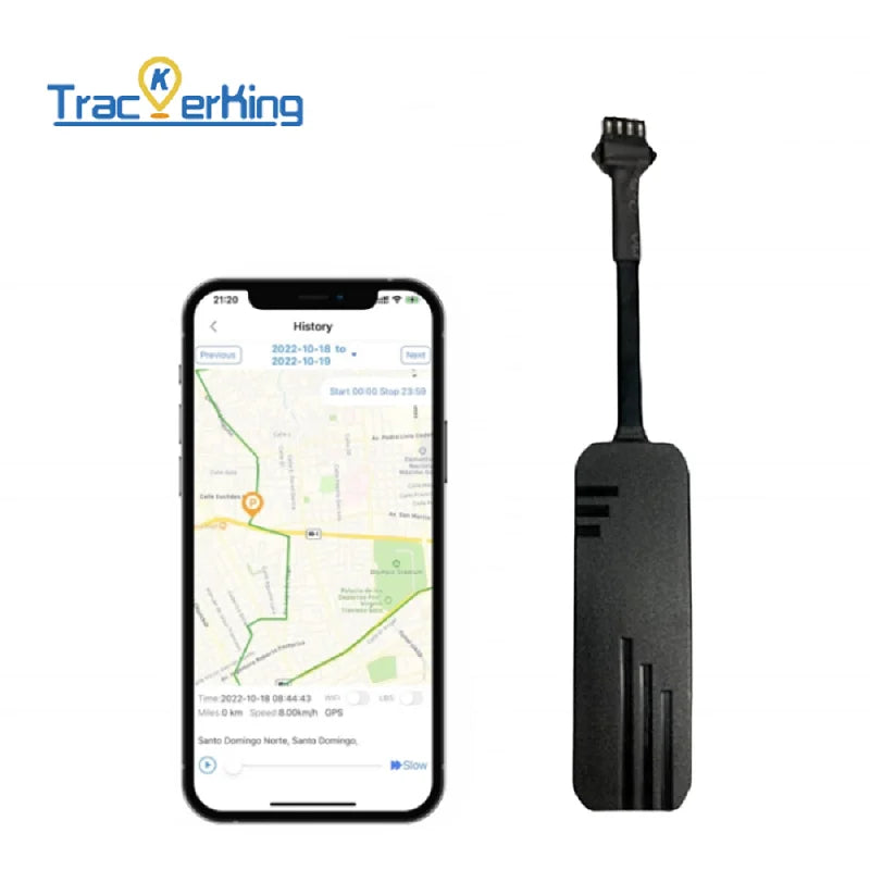 Trackerking J14 2G Localizador GPS Rastreador GPS para Coche J14 Rastreador GPS Bicicleta Localizador Pequeño Mini Localizador GT06 Protocolo