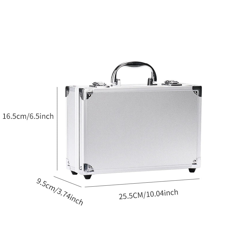 Aluminum Toolbox - Portable, Multi-Purpose Storage for Tools, Instruments, Fishing Gear & More - Durable Hardware Organizer