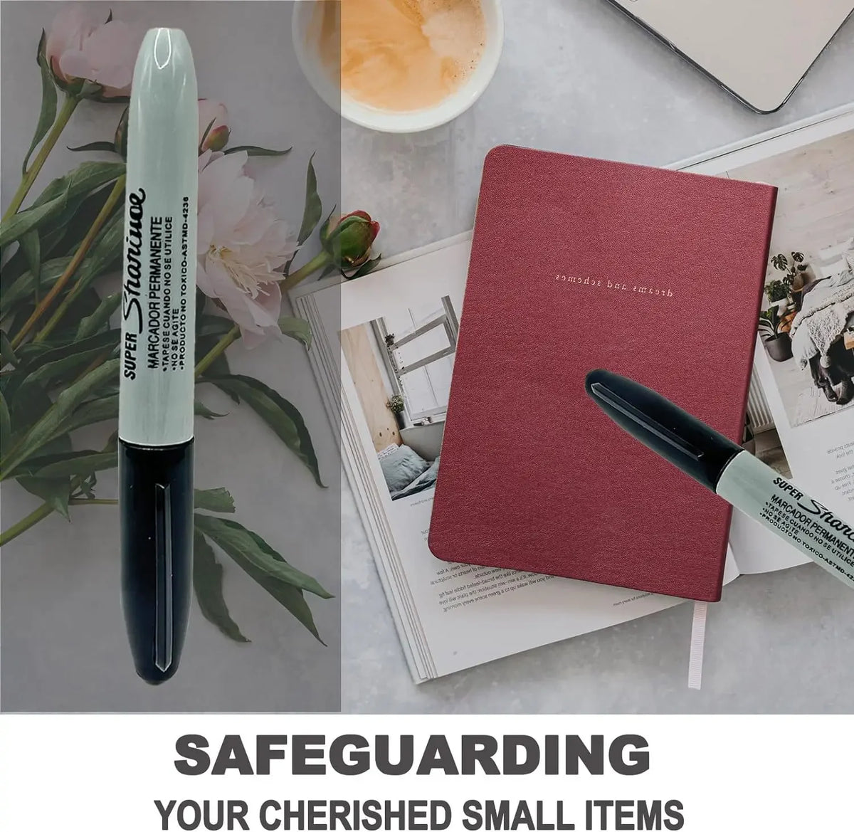 Multi-Function Hidden Compartment Marker Pen