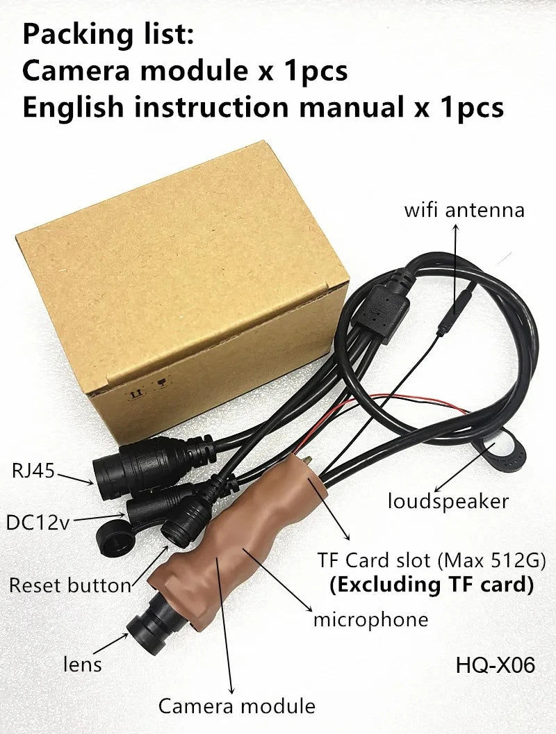 5MP wifi-starlight mini-cameramodule