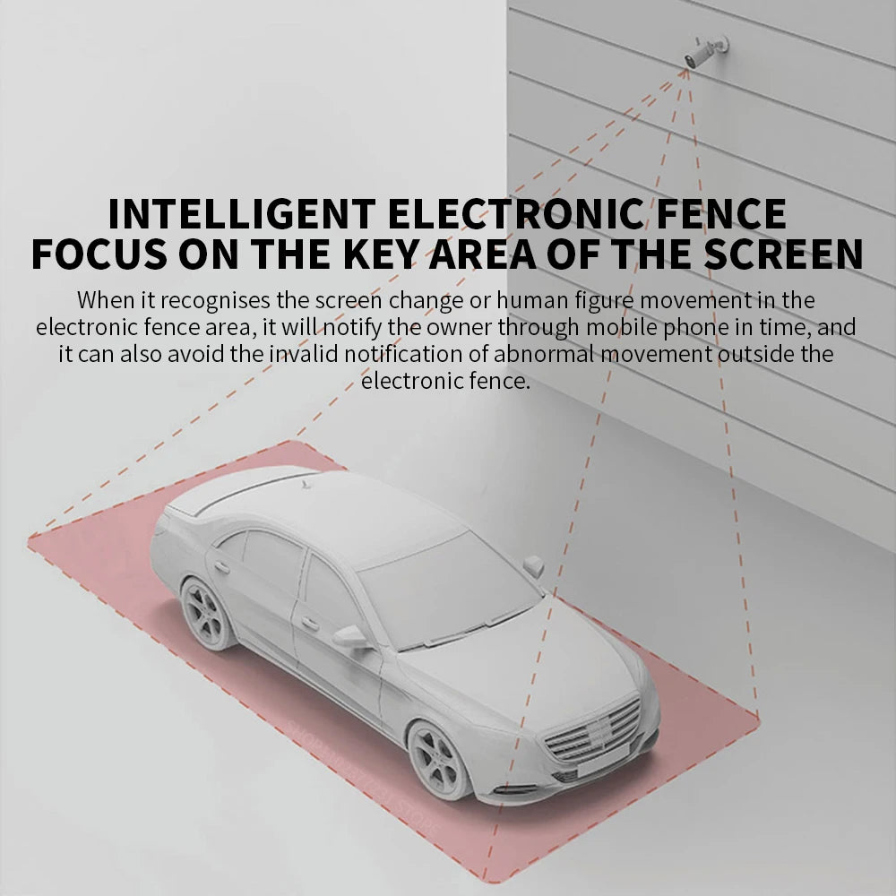 Caméra extérieure Xiaomi AW300 2K WiFi Caméra de sécurité Vision nocturne IP66