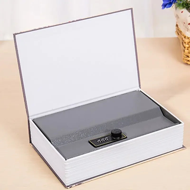 Hidden Book Safe Box with Lock for Cash, Keys & Valuables