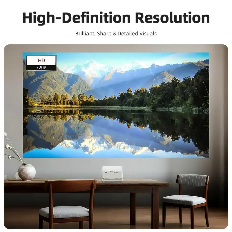 AUN Y3 Projector Portable Home Theater MINI Projector Video 3D Smart TV Cinema IPhone Cable Mirror For Full HD 4K Video Via HDMI