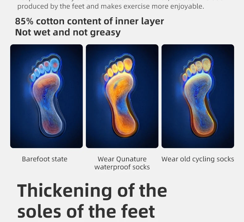 Waterproof Knee-High Hiking Socks for Outdoor, Snow, and Cycling