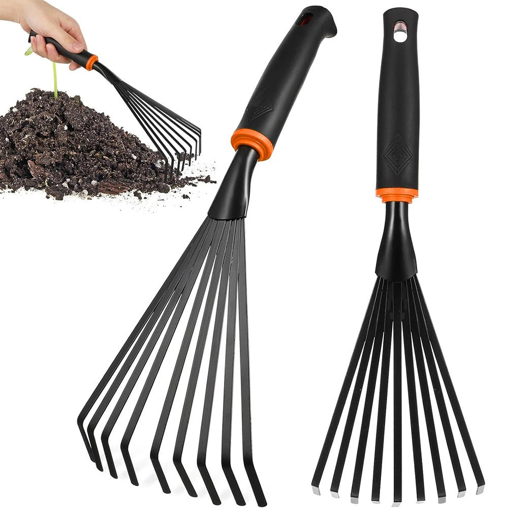 Garden Hand Tool Set with Trowel, Transplanter and Cultivator