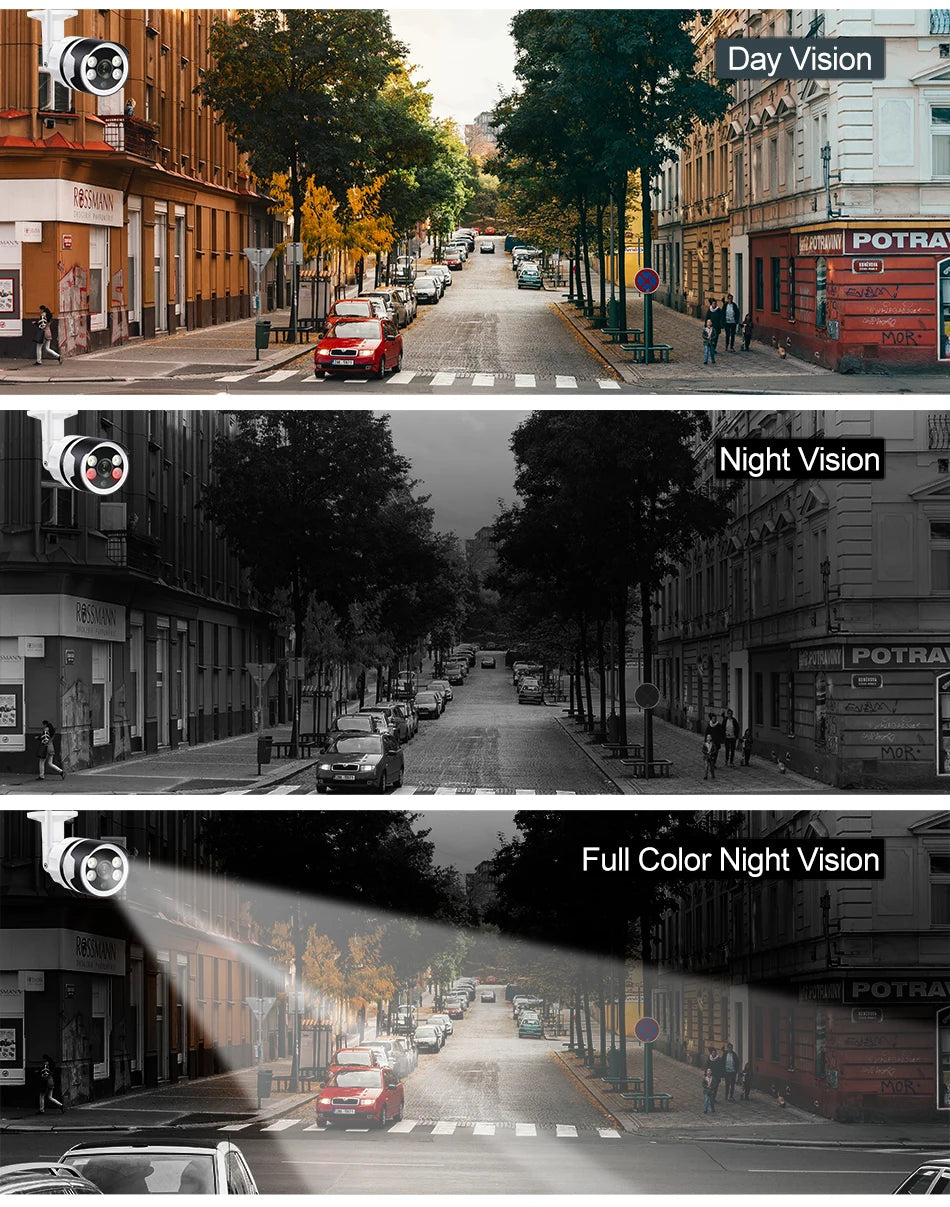 MISECU bežična vanjska sigurnosna kamera s 5MP noćnim vidom u boji