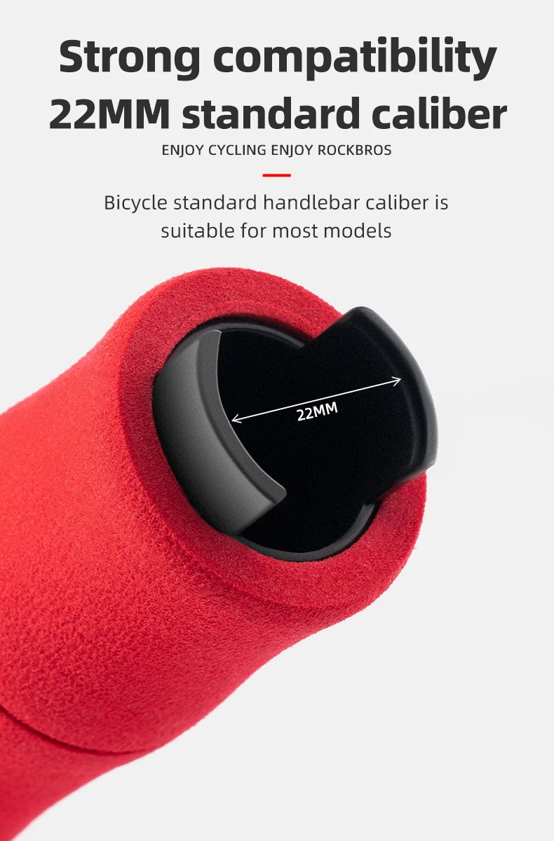 22mm cyklistické gripy na řídítka z EVA, tlumící nárazy, s aretací, pár