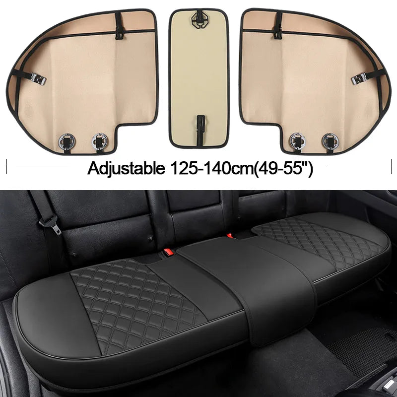 SEAMETAL Car Seat Cover PU Leather Auto Car Chair Covers Automobiles Seat Covers for Women Men Baby Universal Fit for Most Cars