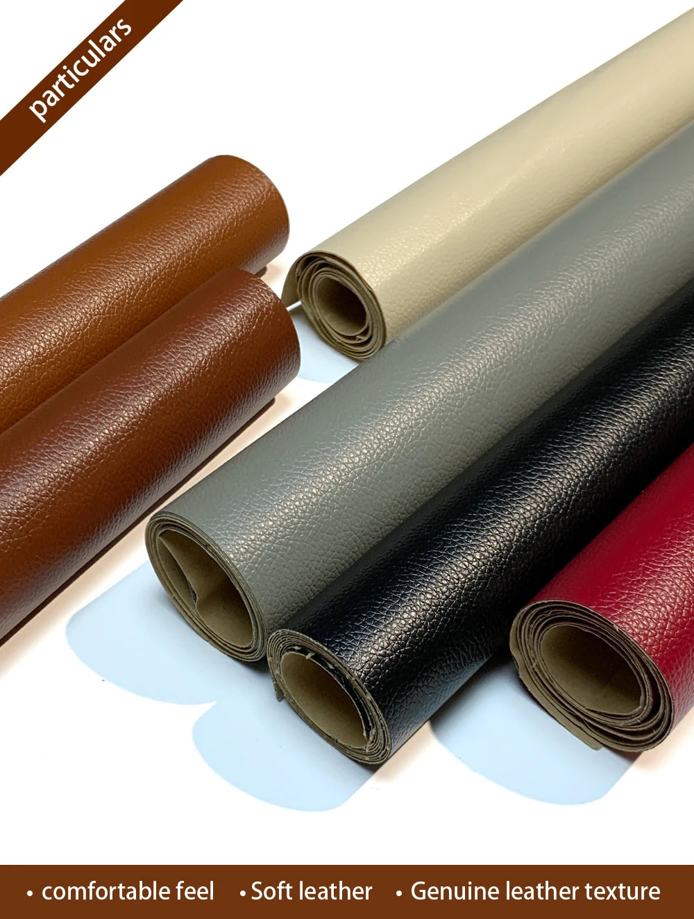 PU Leather Self Adhesive Sofa Leather Repair DIY Bed Soft Patch Sticker Repair Subsidy Renew Decal Car Motorcycle Seat Repair
